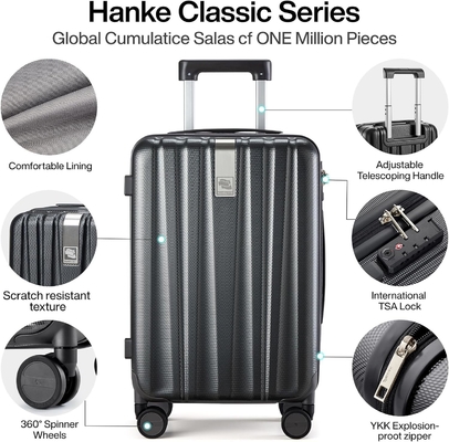 Sets 2 piece Carry On Luggage with Wheels PC Hard Shell Suitcases Lightweight Checked Tsa Luggage Large Travel Suitcase