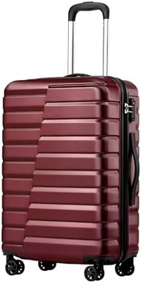 Suitcase PC ABS TSA Luggage 3 Piece Set Lock Spinner Carry on (Teal blue)