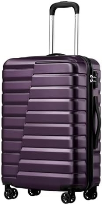 Suitcase PC ABS TSA Luggage 3 Piece Set Lock Spinner Carry on (Teal blue)