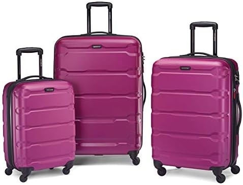 Omni PC Hardside Expandable Luggage with Spinner Wheels, Carry-On 20-Inch, Teal