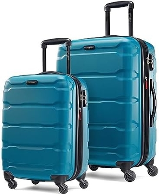 Omni PC Hardside Expandable Luggage with Spinner Wheels, Carry-On 20-Inch, Teal