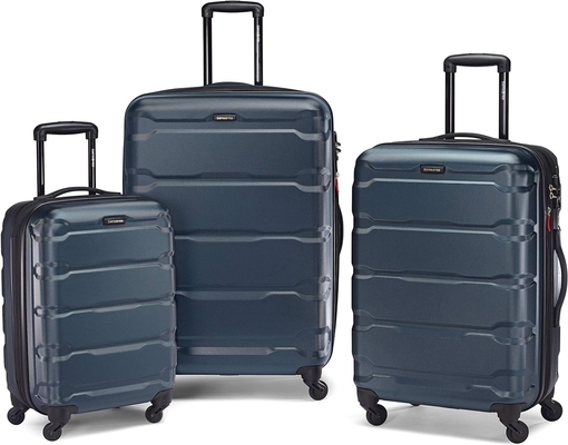 Omni PC Hardside Expandable Luggage with Spinner Wheels, Carry-On 20-Inch, Teal