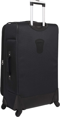 Softside Expandable Luggage, Black, Checked-Large 29-Inch