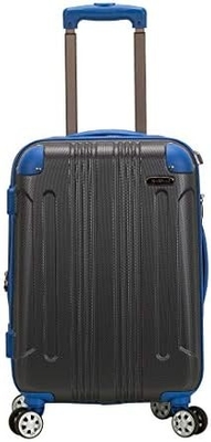 Expandable Luggage with Spinner Wheels, Multicolor, Carry-On 20-Inch