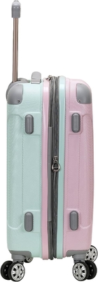 Expandable Luggage with Spinner Wheels, Multicolor, Carry-On 20-Inch