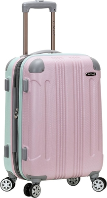 Expandable Luggage with Spinner Wheels, Multicolor, Carry-On 20-Inch