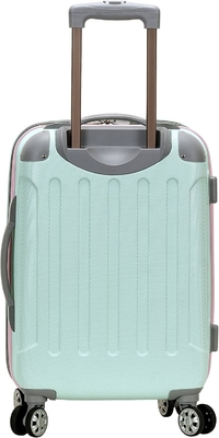 Expandable Luggage with Spinner Wheels, Multicolor, Carry-On 20-Inch