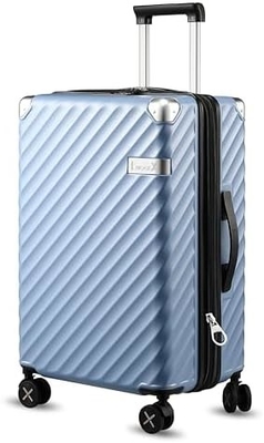 Carry On Luggage 22x14x9 Airline Approved - 35L Polycarbonate Expandable Hard Shell Suitcase with Spinner Wheels
