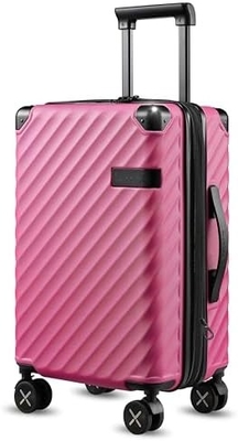 Carry On Luggage 22x14x9 Airline Approved - 35L Polycarbonate Expandable Hard Shell Suitcase with Spinner Wheels