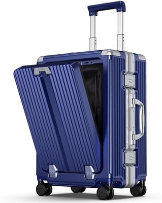 Carry On Luggage, Hard Shell Suitcase With 360°Spinner Wheels, Airline Boarded Suitcase &amp; Lsa Lock Dual Zippers.