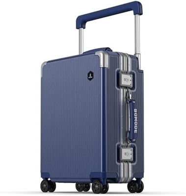 Carry On Luggage, Hard Shell Suitcase With 360°Spinner Wheels, Airline Boarded Suitcase &amp; Lsa Lock Dual Zippers.