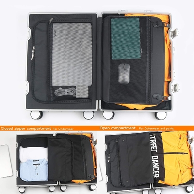 Aluninum Luggage Cabin Hardside Suitcase (Silver, 20 inch Carry-on) Visit the Sindermore Store