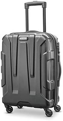 Centric Hardside Expandable Luggage with Spinner Wheels, Teal, Checked-Medium 24-Inch
