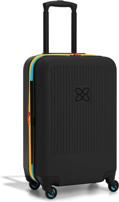 Durable suitcase with anti crush exterior mesh compression panel and compression strap designed for hassle free travel