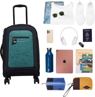22 Inch Travel Soft Side Luggage, Durable Luggage, Suitcases with Wheels, Lightweight Rolling Luggage Carry On,