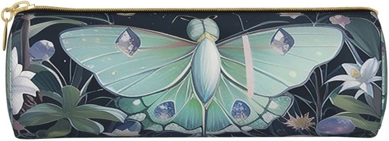 Butterfly Pencil Case for Women Pen Pouch Cylinder Small Carrying  Zipper Simple Durable Lightweight for Storage Bag