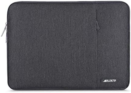 Laptop Sleeve Bag Compatible with MacBook Air 13 M3 A3113 M2 /Pro 13 M2 M1 ,Polyester Vertical Case with Pocket, Gray