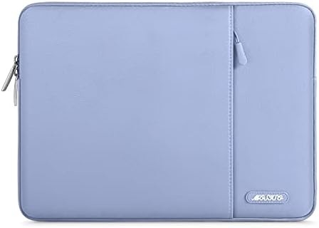 Laptop Sleeve Bag Compatible with MacBook Air 13 M3 A3113 M2 /Pro 13 M2 M1 ,Polyester Vertical Case with Pocket, Gray