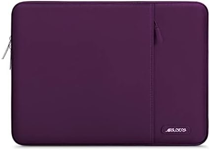 Laptop Sleeve Bag Compatible with MacBook Air 13 M3 A3113 M2 /Pro 13 M2 M1 ,Polyester Vertical Case with Pocket, Gray
