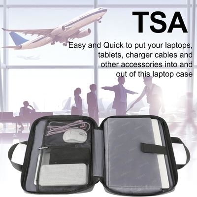 Laptop Case, 15.6 inch TSA Laptop Bag Laptop Sleeve Water Resistant Computer Case Laptop Carrying Case
