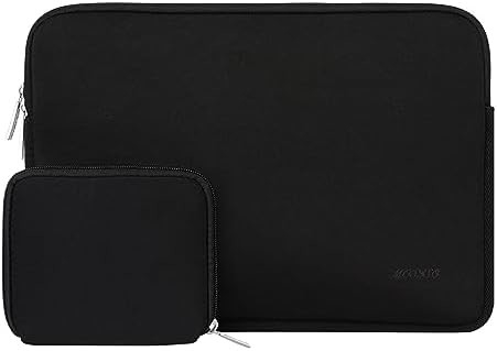 Laptop Sleeve Compatible with MacBook Air/Pro, 13-13.3 inch Notebook, Neoprene Bag with Small Case, Apricot
