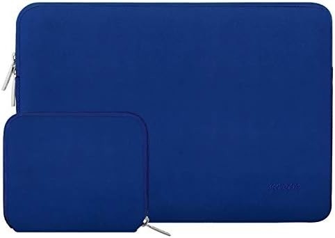 Laptop Sleeve Compatible with MacBook Air/Pro, 13-13.3 inch Notebook, Neoprene Bag with Small Case, Apricot