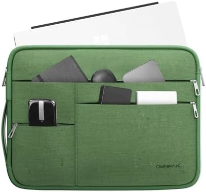 Suitable for,MacBook Pro 13-14 inch, recycled PET laptop carrying case with handle and accessory pocket