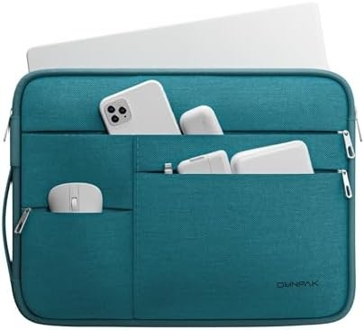 Suitable for,MacBook Pro 13-14 inch, recycled PET laptop carrying case with handle and accessory pocket