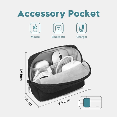 Suitable for,MacBook Pro 13-14 inch, recycled PET laptop carrying case with handle and accessory pocket