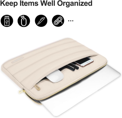 Suitable for MacBook Air/Pro, 13-13.3-inch laptop, suitable for MacBook Pro 14-inch polyester horizontal pack with small