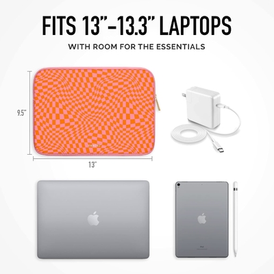 13 Inch Laptop Sleeve, Fits 13-13.3 in Laptops: MacBook Air Case, Pro, Case Chromebook M1 Sleeve Inch, HP Soft
