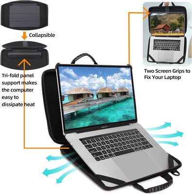 BUG 14.2-15.6 Inch Laptop Case Hard Shell, Protective Laptop Carrying Case with Stand for Heat Dissipation