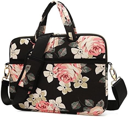 Red Bohemia Patten Waterproof Laptop Shoulder Messenger Bag Case Sleeve for 12 Inch 13.3 Inch Laptop