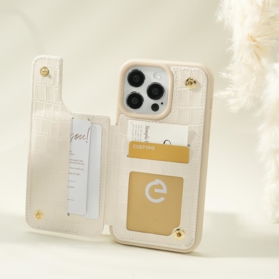 iPhone 13Pro Max 6.7 &quot;-, wallet case with card holder, leather protective case with ring holder,