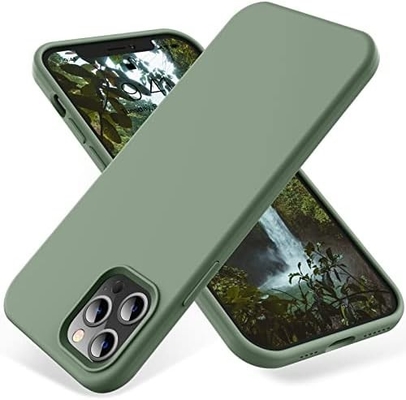 iPhone 12 Pro Max Case, Military-Grade Protection, Shockproof Silicone, Anti-Fingerprint &amp; Anti-Slip, Phone Case