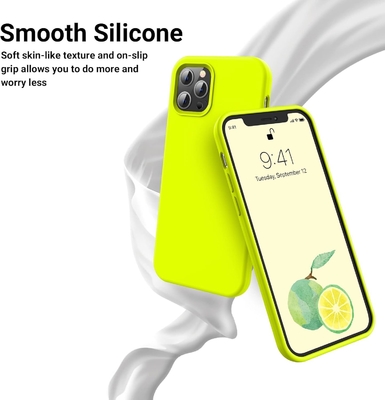 iPhone 12 Pro Max Case, Military-Grade Protection, Shockproof Silicone, Anti-Fingerprint &amp; Anti-Slip, Phone Case