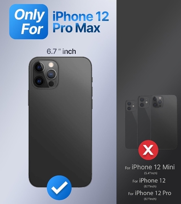 Shields Up for iPhone 12 Pro Max Case with Stand, Phone Case Clear with Double Ring Holder [Adjustable &amp; Foldable]