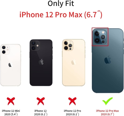 iPhone 12 Pro Max transparent case design, built-in glitter luxury shiny paper, pop and beautiful