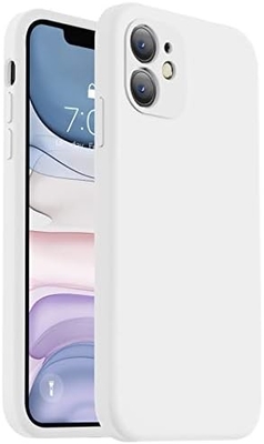 Compatible with iPhone 11 Case, Upgraded Liquid Silicone with [Square Edges]  [Soft Anti-Scratch Microfiber Lining]