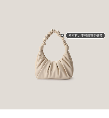 PETITE SIMONE Shoulder Handbag for Women Fashion Ruched Shoulder Hand Purse Sofii Clutch Hobo Bag Trendy Purse for Lady