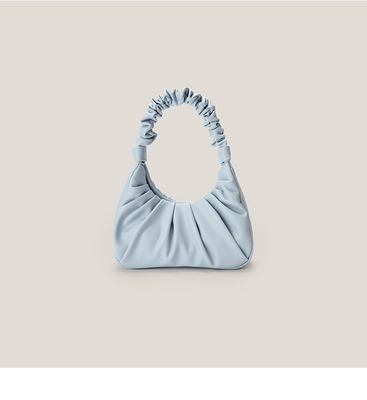 PETITE SIMONE Shoulder Handbag for Women Fashion Ruched Shoulder Hand Purse Sofii Clutch Hobo Bag Trendy Purse for Lady