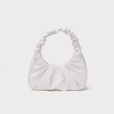PETITE SIMONE Shoulder Handbag for Women Fashion Ruched Shoulder Hand Purse Sofii Clutch Hobo Bag Trendy Purse for Lady