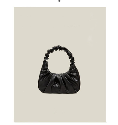 PETITE SIMONE Shoulder Handbag for Women Fashion Ruched Shoulder Hand Purse Sofii Clutch Hobo Bag Trendy Purse for Lady