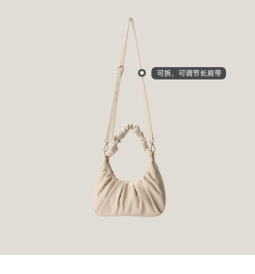 PETITE SIMONE Shoulder Handbag for Women Fashion Ruched Shoulder Hand Purse Sofii Clutch Hobo Bag Trendy Purse for Lady