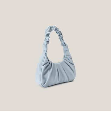 PETITE SIMONE Shoulder Handbag for Women Fashion Ruched Shoulder Hand Purse Sofii Clutch Hobo Bag Trendy Purse for Lady