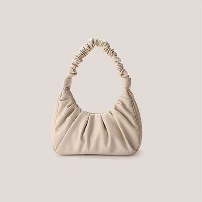 PETITE SIMONE Shoulder Handbag for Women Fashion Ruched Shoulder Hand Purse Sofii Clutch Hobo Bag Trendy Purse for Lady