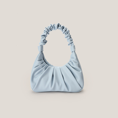 PETITE SIMONE Shoulder Handbag for Women Fashion Ruched Shoulder Hand Purse Sofii Clutch Hobo Bag Trendy Purse for Lady