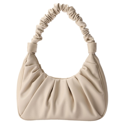 PETITE SIMONE Shoulder Handbag for Women Fashion Ruched Shoulder Hand Purse Sofii Clutch Hobo Bag Trendy Purse for Lady