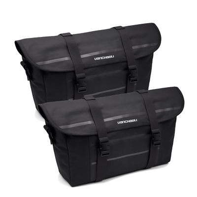 Custom Bike Bags Double Pannier Shoulder Bags Designed with a large capacity and an adjustable shoulder strap