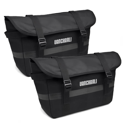 Custom Bike Bags Double Pannier Shoulder Bags Designed with a large capacity and an adjustable shoulder strap